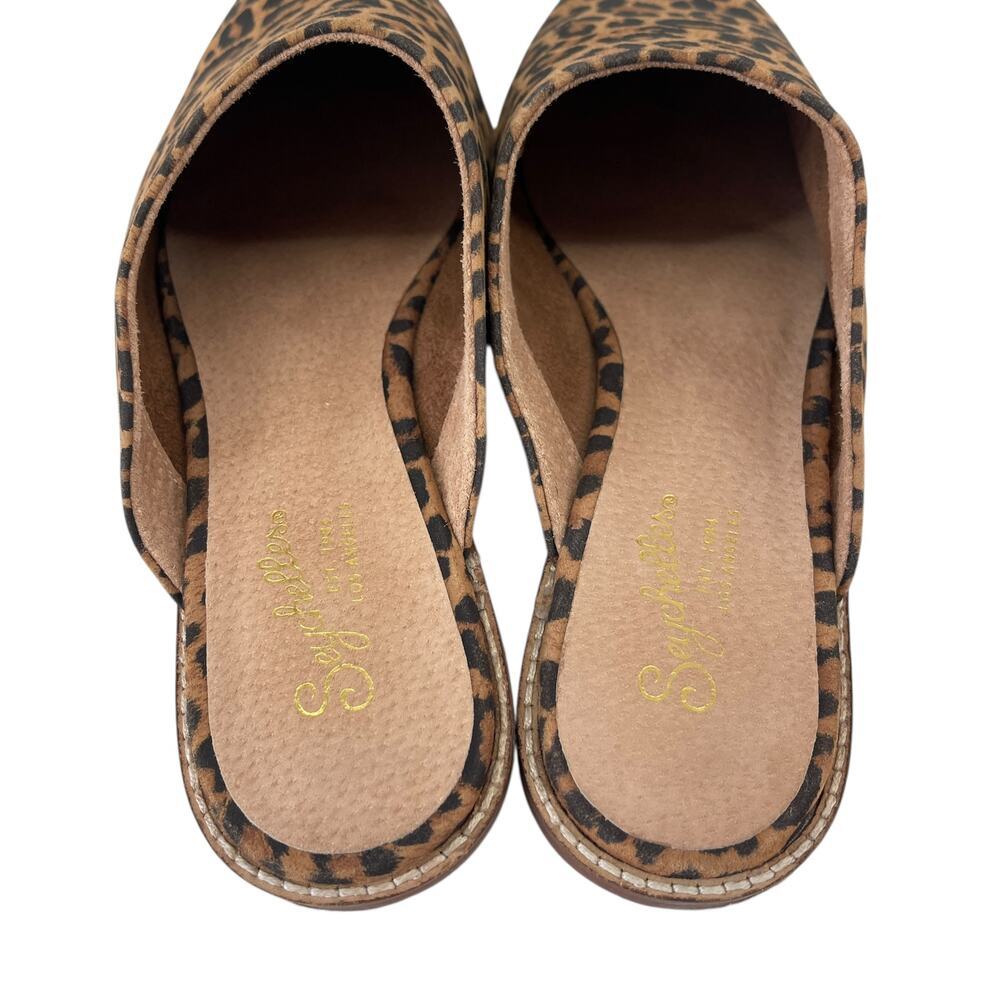 Seychelles Leopard Print Mule Slides Size 8.5 Fes… - image 6